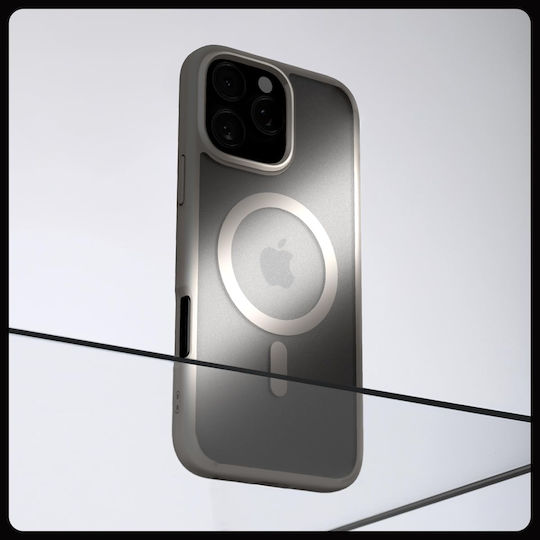 Spigen Ultra Hybrid MagFit Umschlag Rückseite Kunststoff 2mm Frost Natural Titanium (iPhone 17 Pro / iPhone 16 Pro)