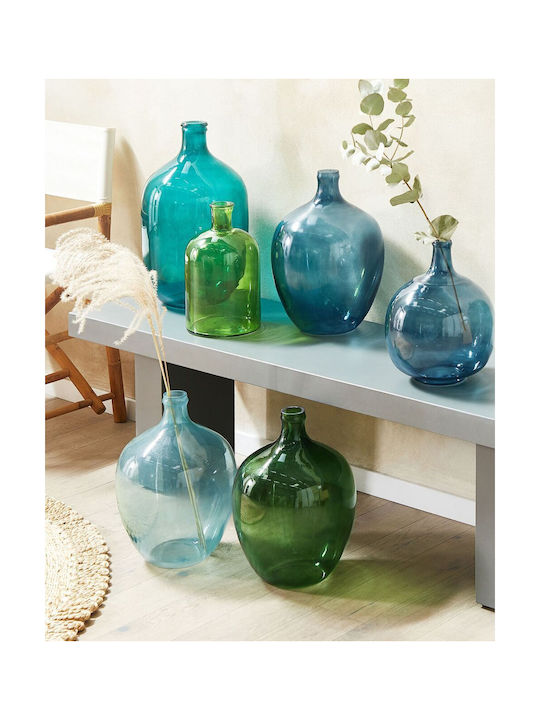Beliani Vază Decorativă Sticlă Transparent 1buc
