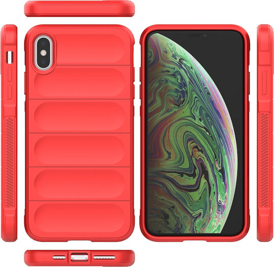 Techsuit Shield Back Cover Silicone Black (iPhone XS Max)