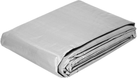 Laminated Waterproof Polyethylene Tarp 210g/m2 4x8m Gray