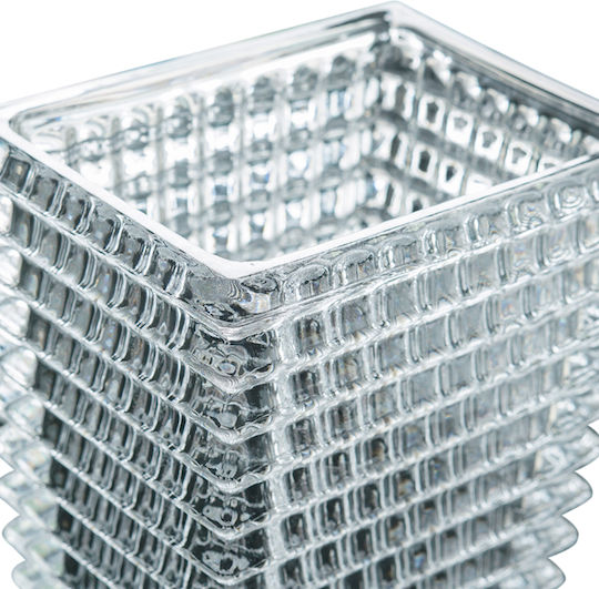 Artekko Διακοσμητικό Βάζο Glas Glassy Transparent 16.5x12x28cm 1Stück