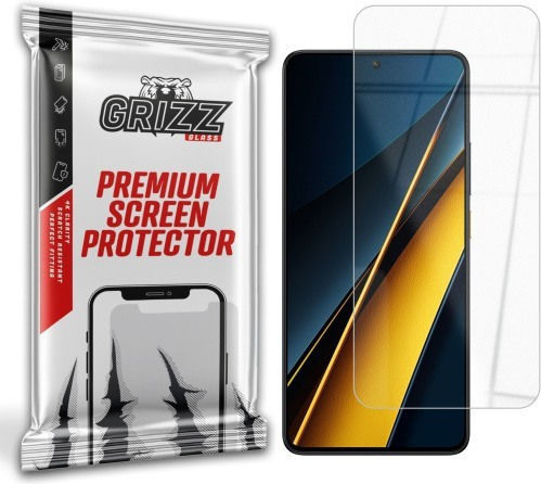 GrizzGlass Hybridglass Tempered Glass (Poco X6 Pro )