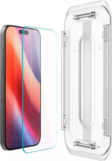 Spigen GLAS.tR EZ FIT Закалено Стъкло 2 Бройки iPhone 17 / 17 Pro / 16 Pro