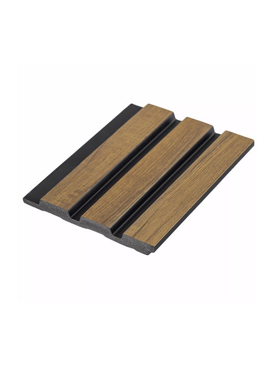 3D Πάνελ Τοίχου με Κόλλα Μπεζ 280x12.3εκ.