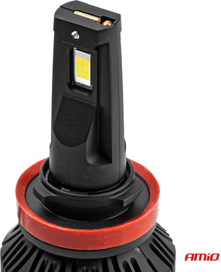 AMiO Autolampen X3 H11 H9 H16 H8 Canbus LED 6500K Kaltes Weiß 16V 90W Menge