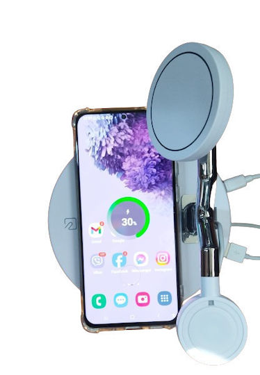 Andowl Ασύρματος Φορτιστής (Qi Pad) 25W Power Delivery / Quick Charge 3.0 Μαύρος