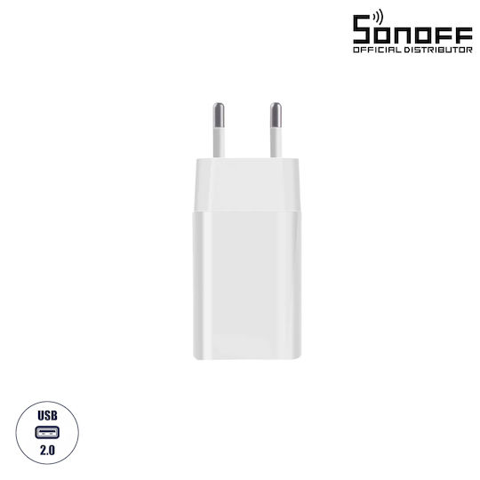 Sonoff Ladegerät ohne Kabel mit USB-A Anschluss 10W Weißs (PS10UA050K2000EU)