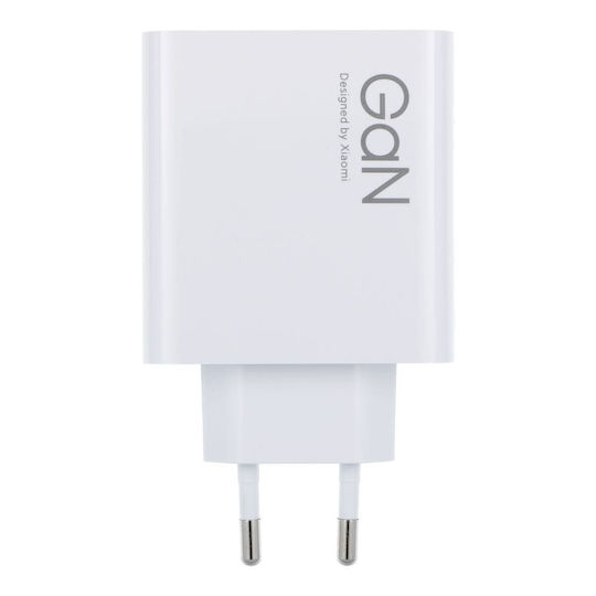 Xiaomi Φορτιστής με Θύρα USB-A και Καλώδιο USB-C 120W Λευκός (MDY-14-EE Bulk)