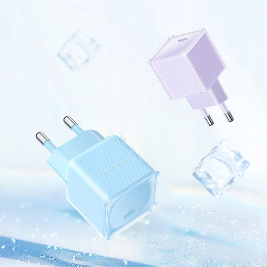 Mcdodo Зарядно Устройство Без Кабел GaN с USB-C Изходен Порт 20W Power Delivery Лилаво CH-3773