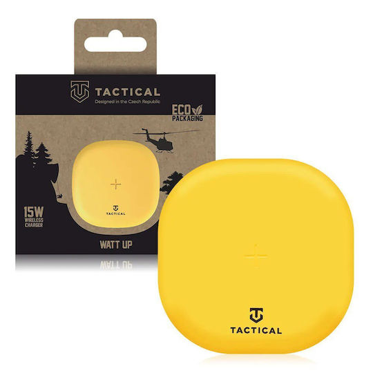 Tactical Kabellose Ladestation Qi Pad 15W Gelbe WattUp