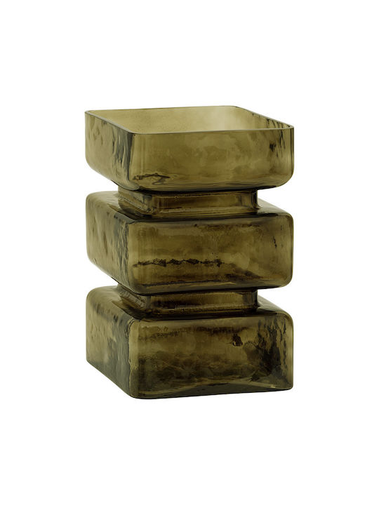 Urban Nature Culture Amsterdam Διακοσμητικό Βάζο Γυάλινο Πράσινο 16x16xΥ25cm