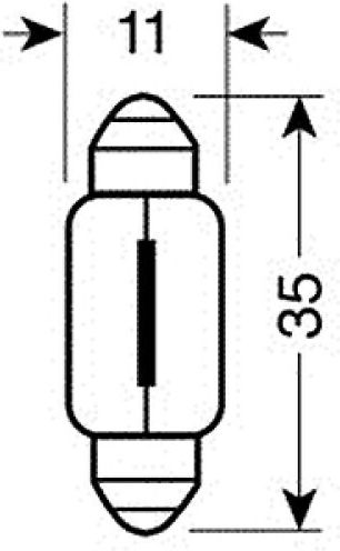 Lampa Λάμπες C5W / SV8.5-8 Αλογόνου 2τμχ