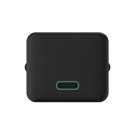HAMA Φορτιστής Χωρίς Καλώδιο με Θύρα USB-C 25W Power Delivery Μαύρος (00201651)