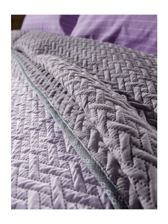 Guy Laroche Vantage Lilac Coverlet Single Microfiber Purple 170x250cm