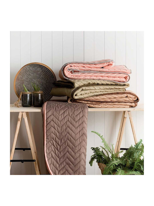Vesta Home Vesta Home Tagesdecke Mikrofaser Braune 160x230cm