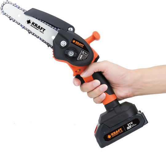 Unimac Baumschneider Akku-Kettensäge 2x2Ah 21V 1.3kg mit Schiene 15cm