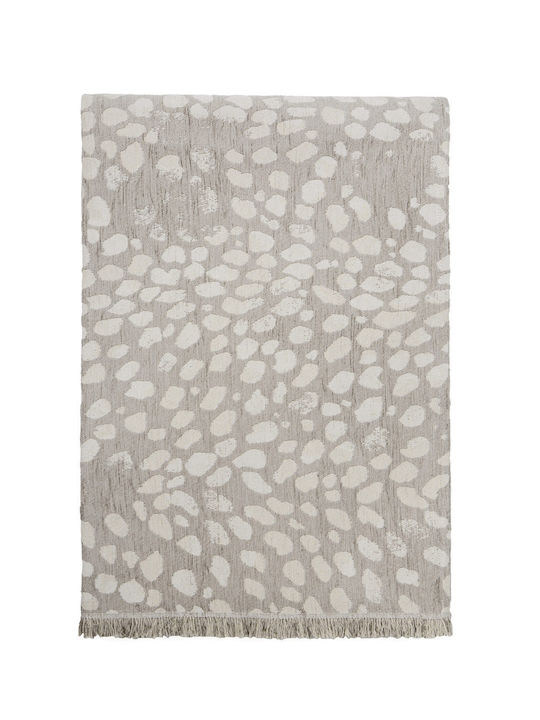 Nima Sylvan Фотьойл Throw Шенил 180x180см Бежов