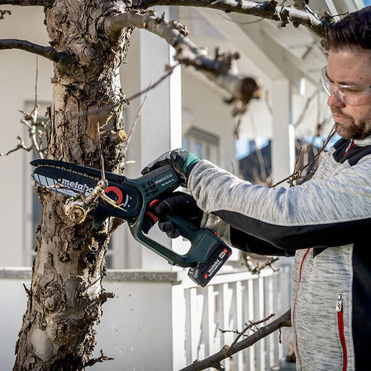Metabo Ms Κλαδευτικό Αλυσοπρίονο Μπαταρίας 18V 1.6kg με Λάμα 15cm