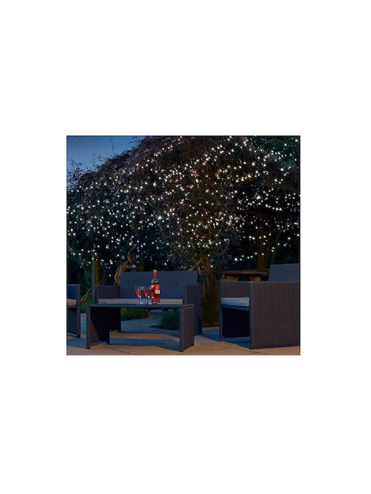 200 Lights LED 20m. Warm White Solar in String 1pcs