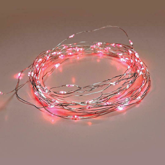 100 Λαμπάκια LED 13μ. Κόκκινα σε Σειρά 100 Λαμπάκια LED 13μ. Κόκκινα σε Σειρά