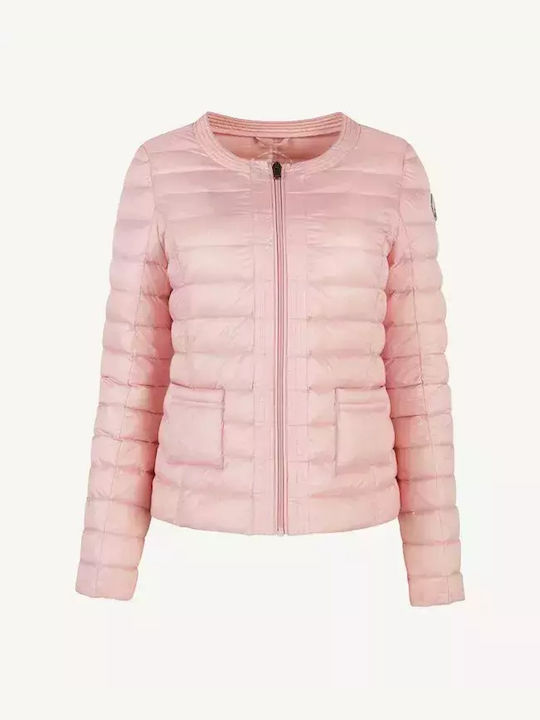 Just Over The Top Women's Long Lifestyle Jacket for Winter Peach Pink