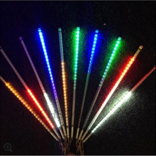 8 LED Лампички, 50 см, RGB, Тип Метеори
