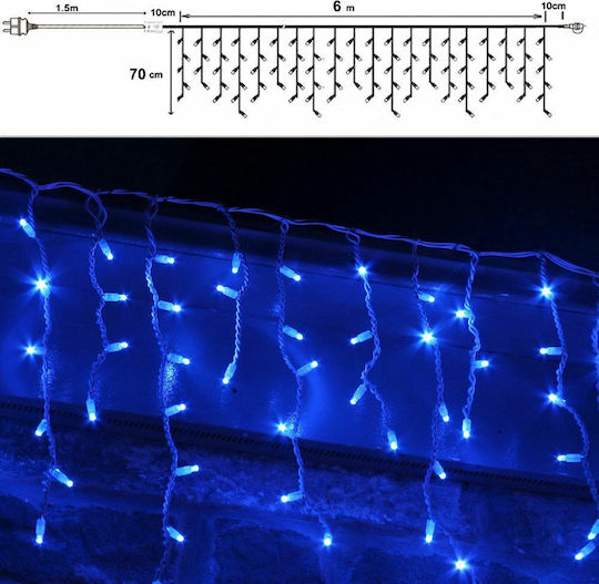 300 Lights LED 6m. Blue in String 1pcs