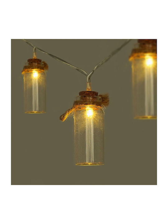 10 Λαμπάκια LED 1.85μ. Φυσικό Λευκό σε Σειρά