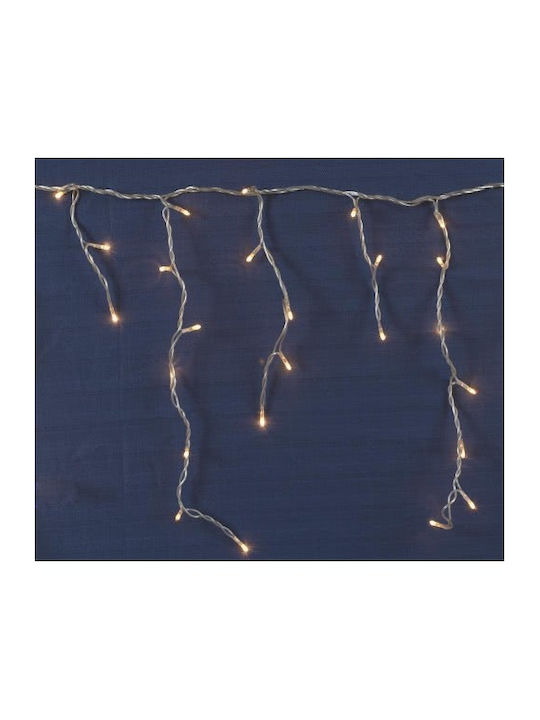 150 Λαμπάκια LED 3μ. x 60εκ. Θερμό Λευκό τύπου Βροχή