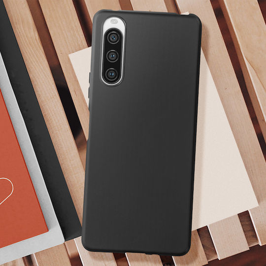 Carcasă Sony Xperia 10 V 10 Vi Gel din Silicon Flexibil Carcasă Fină Clasică Neagră