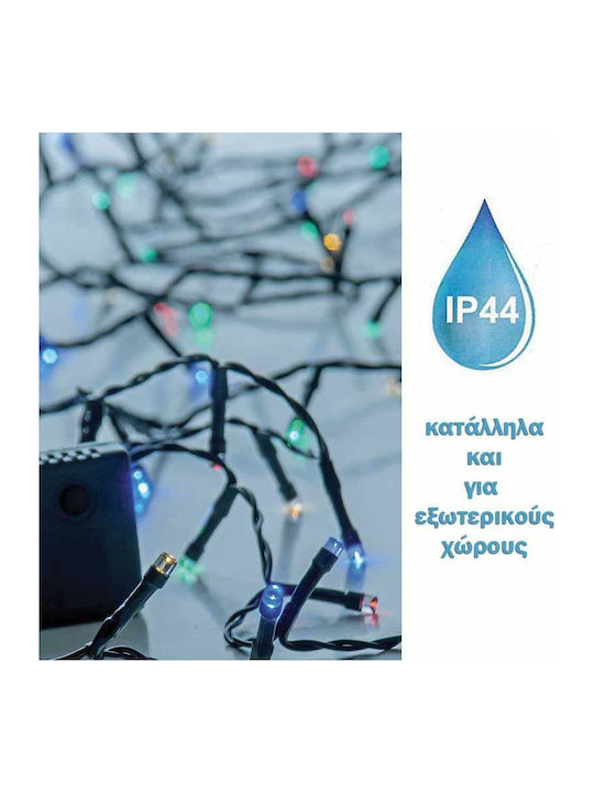180 Λαμπάκια LED 8.95μ. Πολύχρωμα σε Σειρά