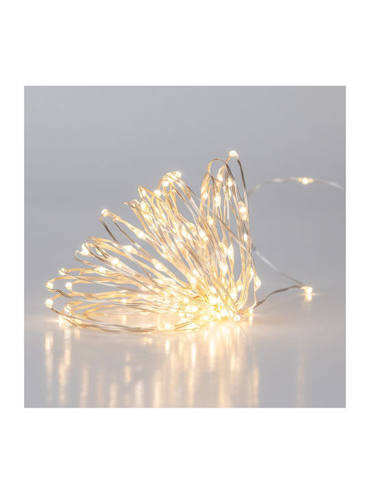 100 Lights LED 5m. Warm White in String 1pcs Iliadis