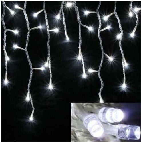 150 Λαμπάκια LED 3μ. x 70εκ. Ψυχρό Λευκό τύπου Βροχή