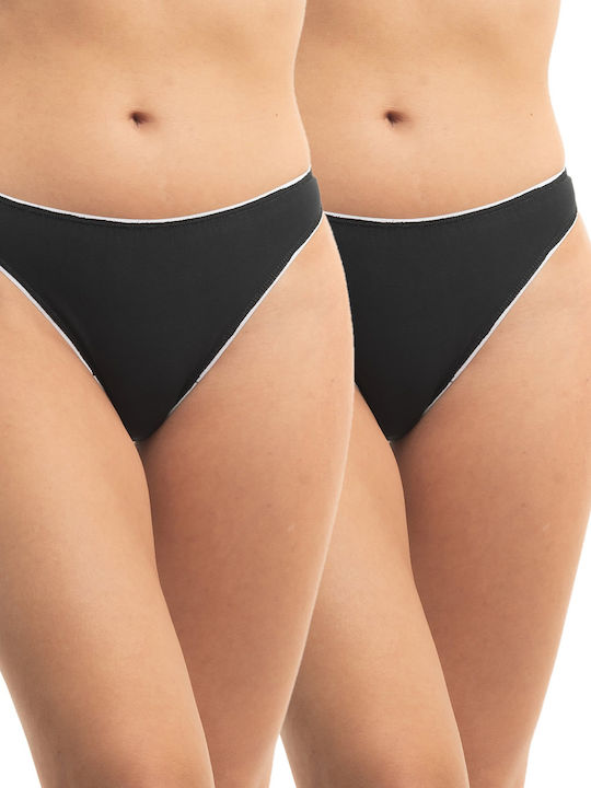 Damen Brasilien 2Pack Schwarz