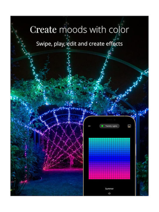 250 Lights LED 48m. Multicolor in String 1pcs