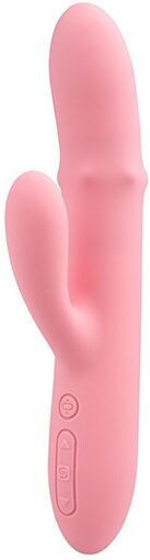 Interactive Vibrator Svakom Mora Neo Liquid Silicone 195x32mm Peach Pink