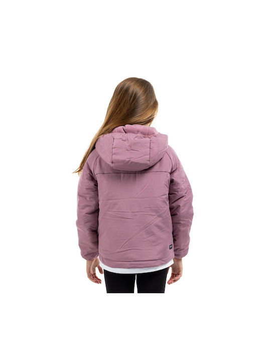 District75 Kids Casual Jacket with Lining & Hood Purple