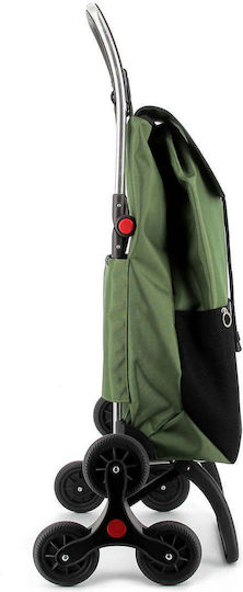 Cărucior de cumpărături Rolser I-max Urban Mf 6l Khaki
