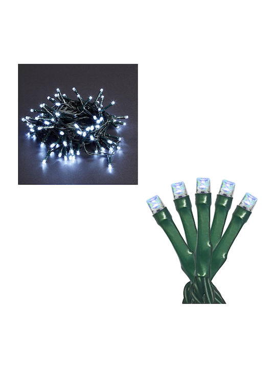 1000 Lights LED 50m. Cold White in String 1pcs