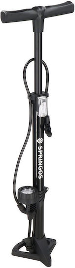 Fahrradpumpe Druckmesser Ball Aufblasbare Artikel Aufblaszubehör 160psi Aluminium 60cm