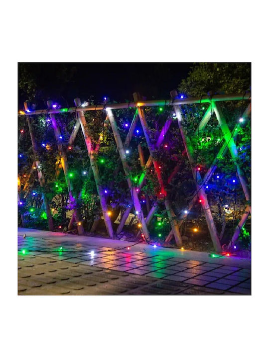 LED Weihnachtsbeleuchtung 50m RGB in Zeichenfolge