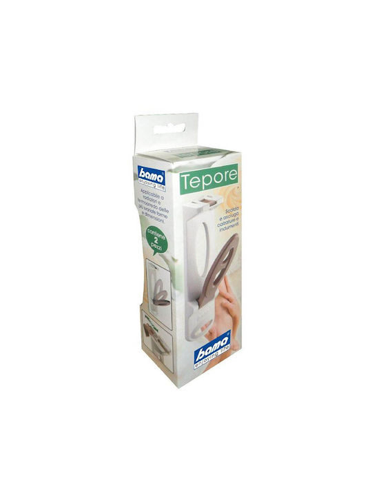 Bama Кука Баня Единично ​2x2см Cream/Grey