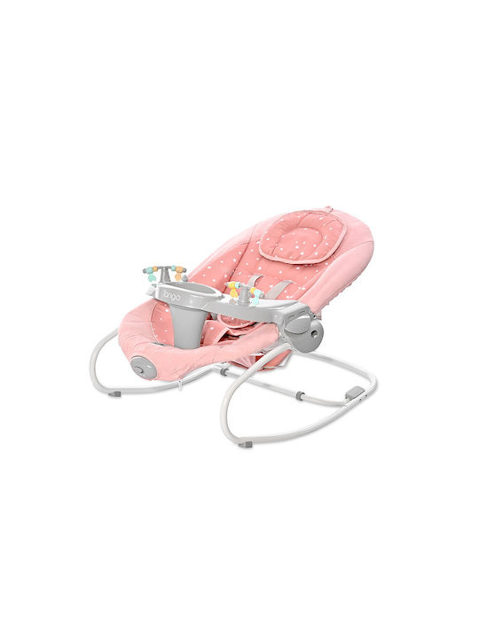 Lorelli Electric Baby Relax Swing Tango with Music and Vibration Peach Beige Stars for Child up to 12kg