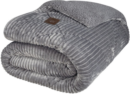 Greenwich Polo Club Duvet Cover Queen 220x240cm 3484 Grey 700 GSMGsm 11.5 togs Togs