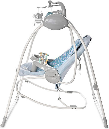 Lorelli Electric Baby Relax Swing Tango with Music and Vibration Cameo Blue Stars for Child up to 12kg