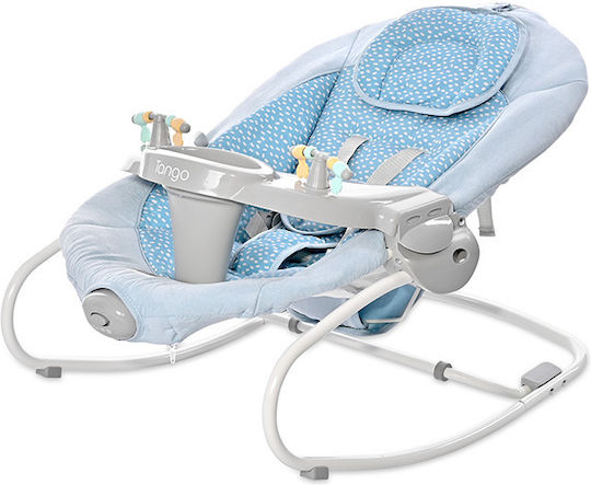 Lorelli Electric Baby Relax Swing Tango with Music and Vibration Cameo Blue Stars for Child up to 12kg