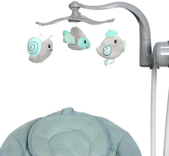 Lorelli Electric Baby Relax Swing Tango with Music and Vibration Cameo Blue Stars for Child up to 12kg