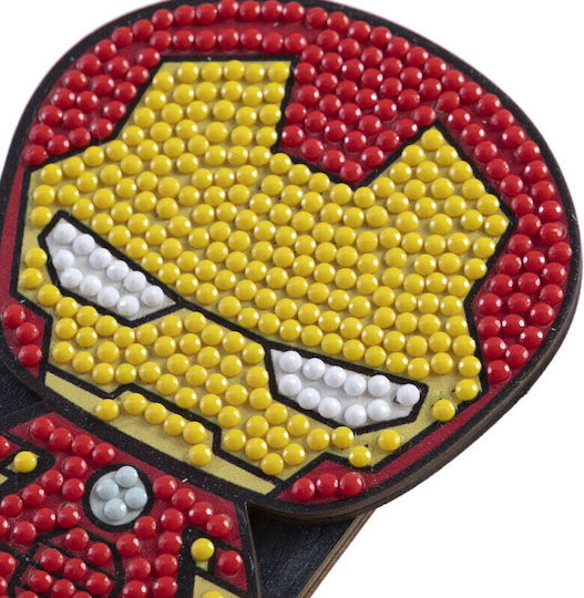 Set Pictură cu Diamante Craft Buddy Crystal Art Buddies Iron Man 7 Piese