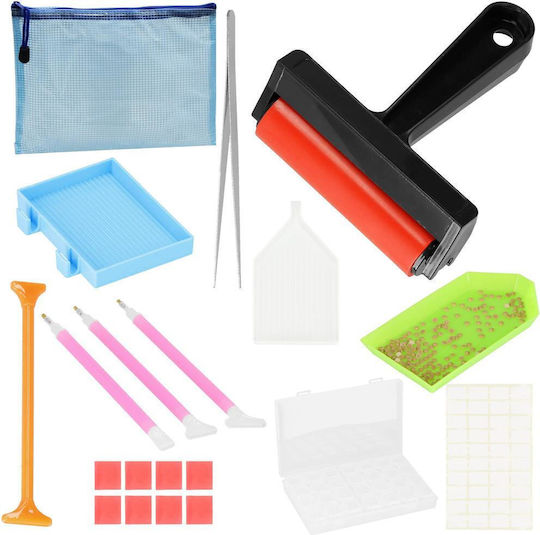 5d Diamond Painting Accessories Set 22 Pieces Storage Bag