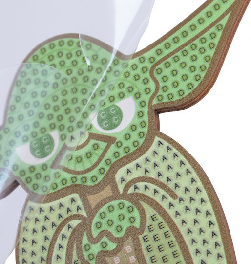 Комплект за диамантено рисуване Craft Buddy Crystal Art Buddies Yoda 7 части